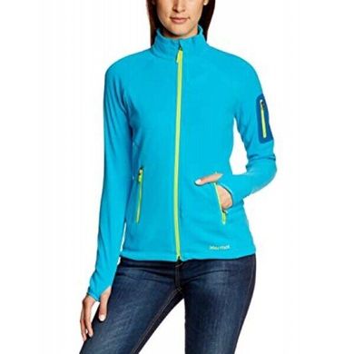 Женская флисовая кофта с рукавом реглан Marmot Wm's Flashpoint Jacket, Atomic Blue, р.L (MRT 88290.2910-L)