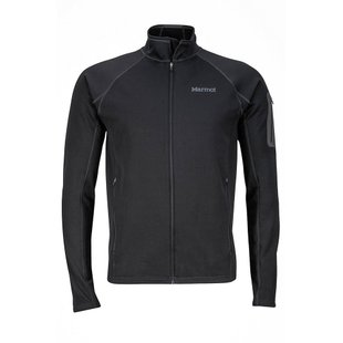 Чоловіча флісова кофта з рукавом реглан Marmot Stretch Fleece Jacket Black, S (MRT 81120.001-S)