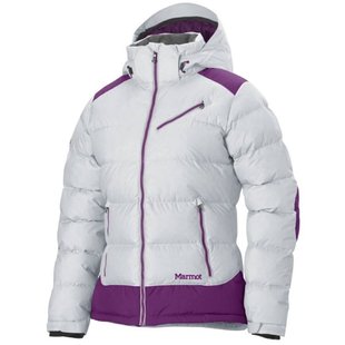 Гірськолижний жіночий зимовий пуховик з мембраною Marmot Sling Shot Jacket, XS - Glaicer Grey/Grape Juice (MRT 75530.1131-XS)