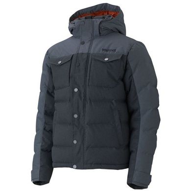 Міська чоловіча пухова мембранна куртка Marmot Fordham Jacket, S - Steel Onyx (MRT 73870.1515-S)