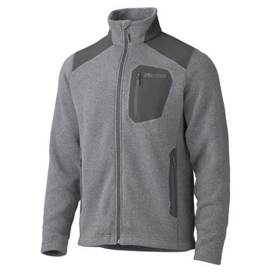 Мужская флисовая кофта Marmot Wrangell Jacket Cinder / Slate Grey, XXL (MRT 83120.1452-XXL)