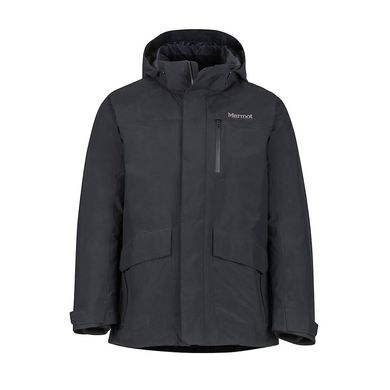 Міська чоловіча утеплена мембранна куртка Marmot Yorktown Featherless Jacket, S - Black (MRT 74760.001-S)
