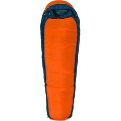 Спальный мешок детский Marmot Kid's Banzai Trestles 35, Mandarin Orange/Denim, р.Left Zip (MRT 38480.9503-LZ)