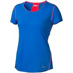 Футболка женская Marmot Wm's Essential SS, Ceylon Blue/Bright Pink, р.M (MRT 57050.2920-M)
