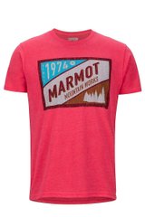 Футболка мужская Marmot Mountain Tab SS Red Heather, M (MRT 42900.8554-M)